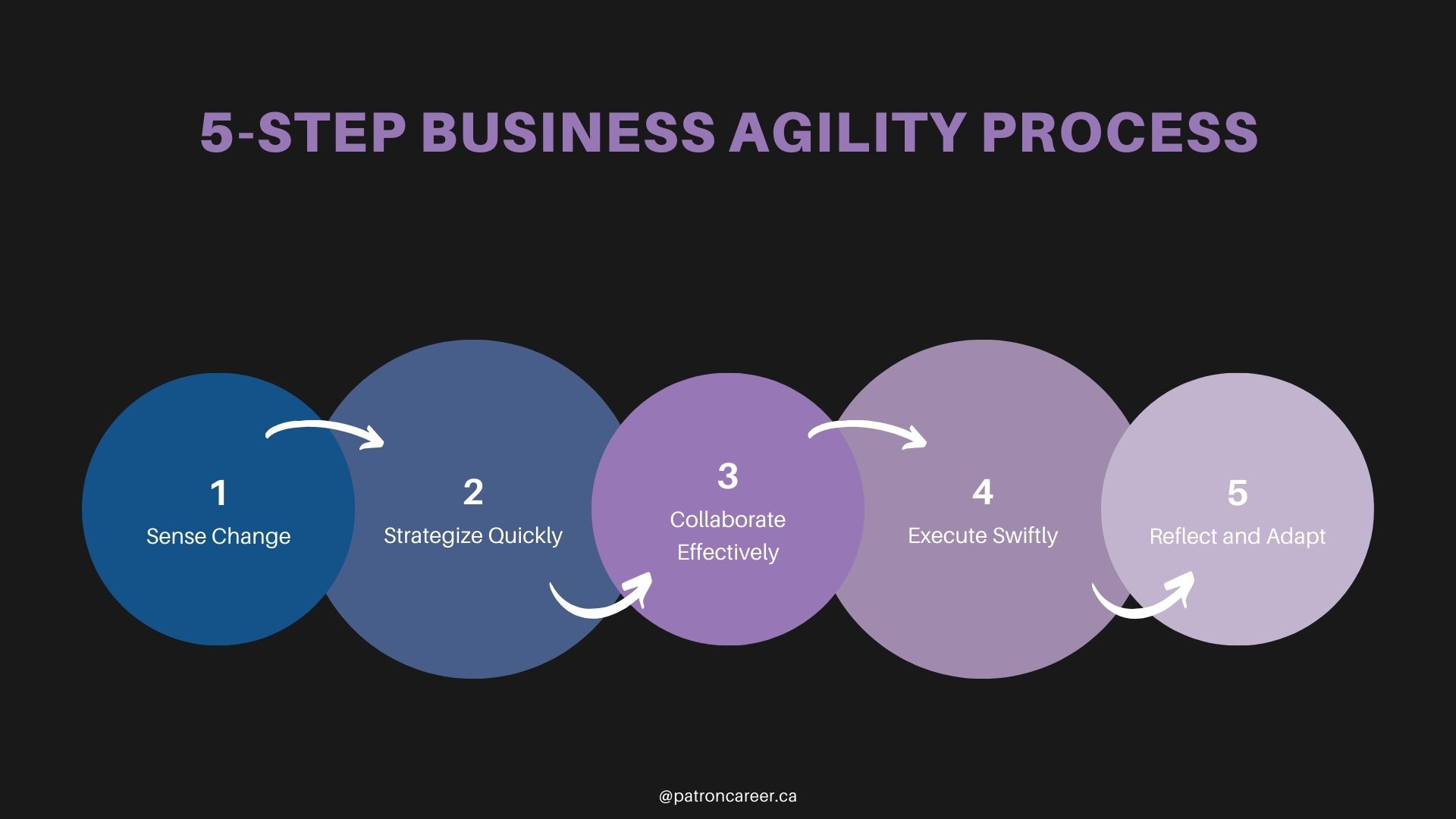 5 step business Agility process in canada