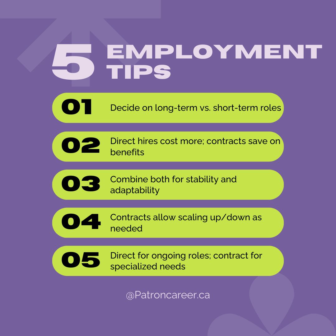 5 employment tips in canada