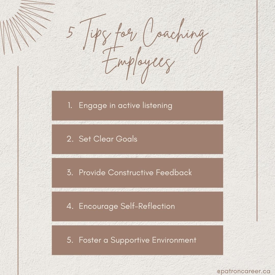 5 tips of coaching employees