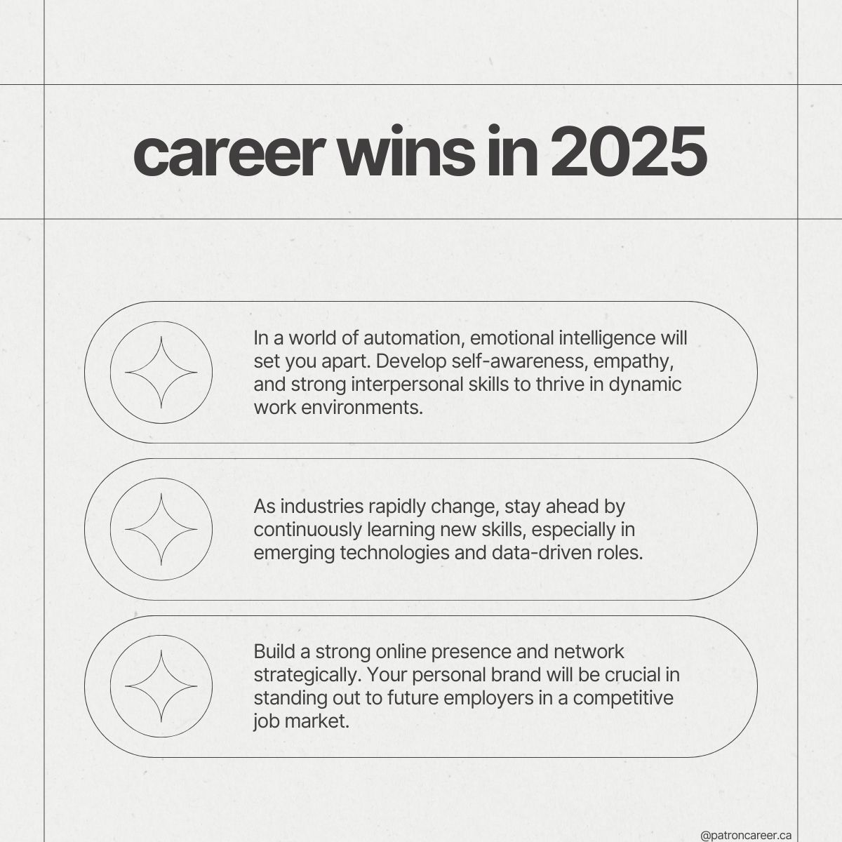 career wins in 2025 in canada