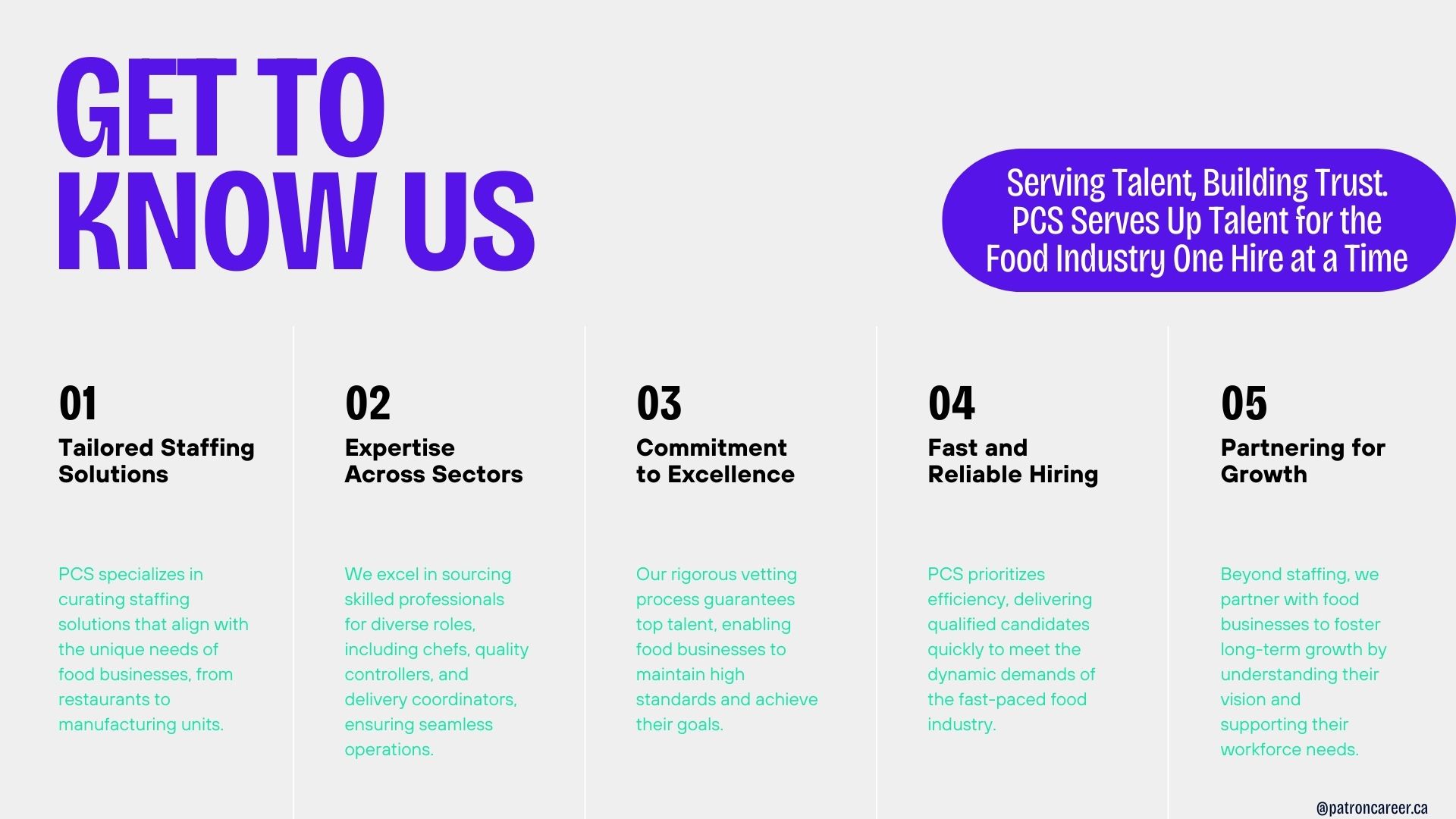 Staffing Services Tailored to The Food Industry