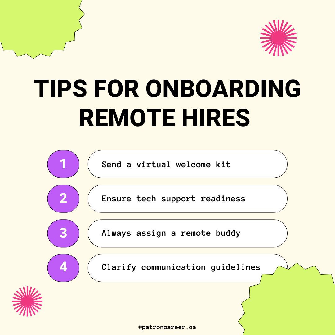 tips for onboarding remote hires in canada