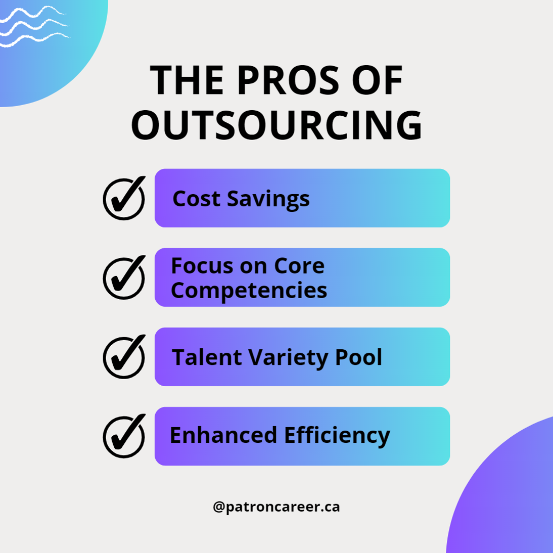 the pros of outsourcing in canada