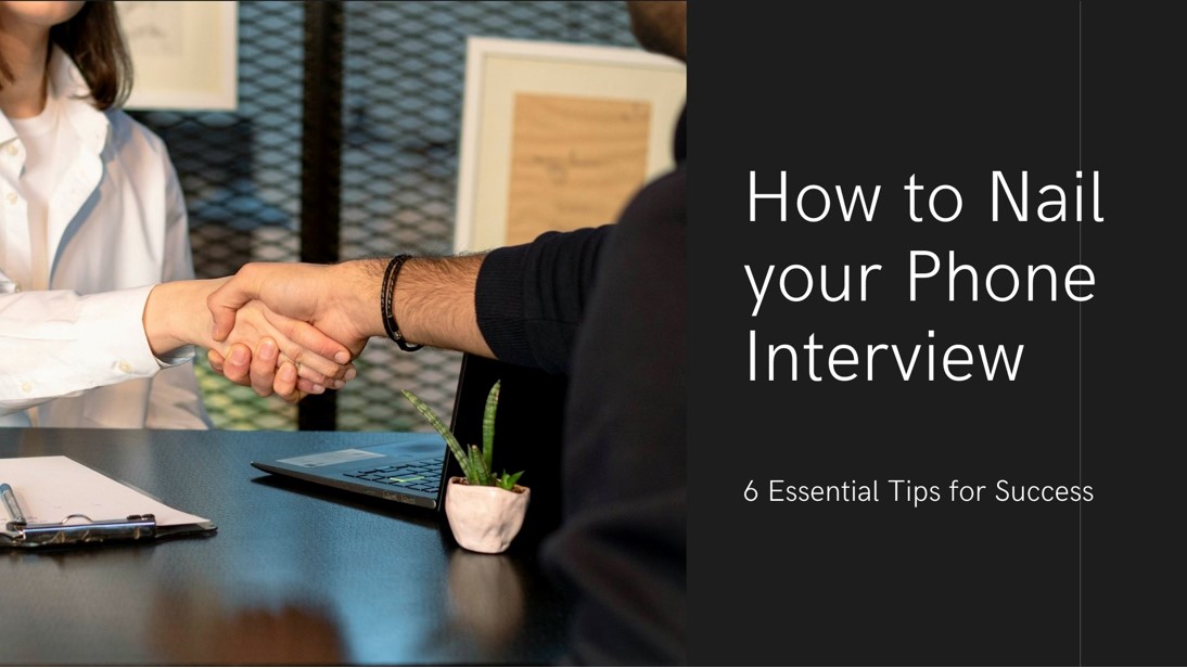 how to Nail your Phone Interview in canada